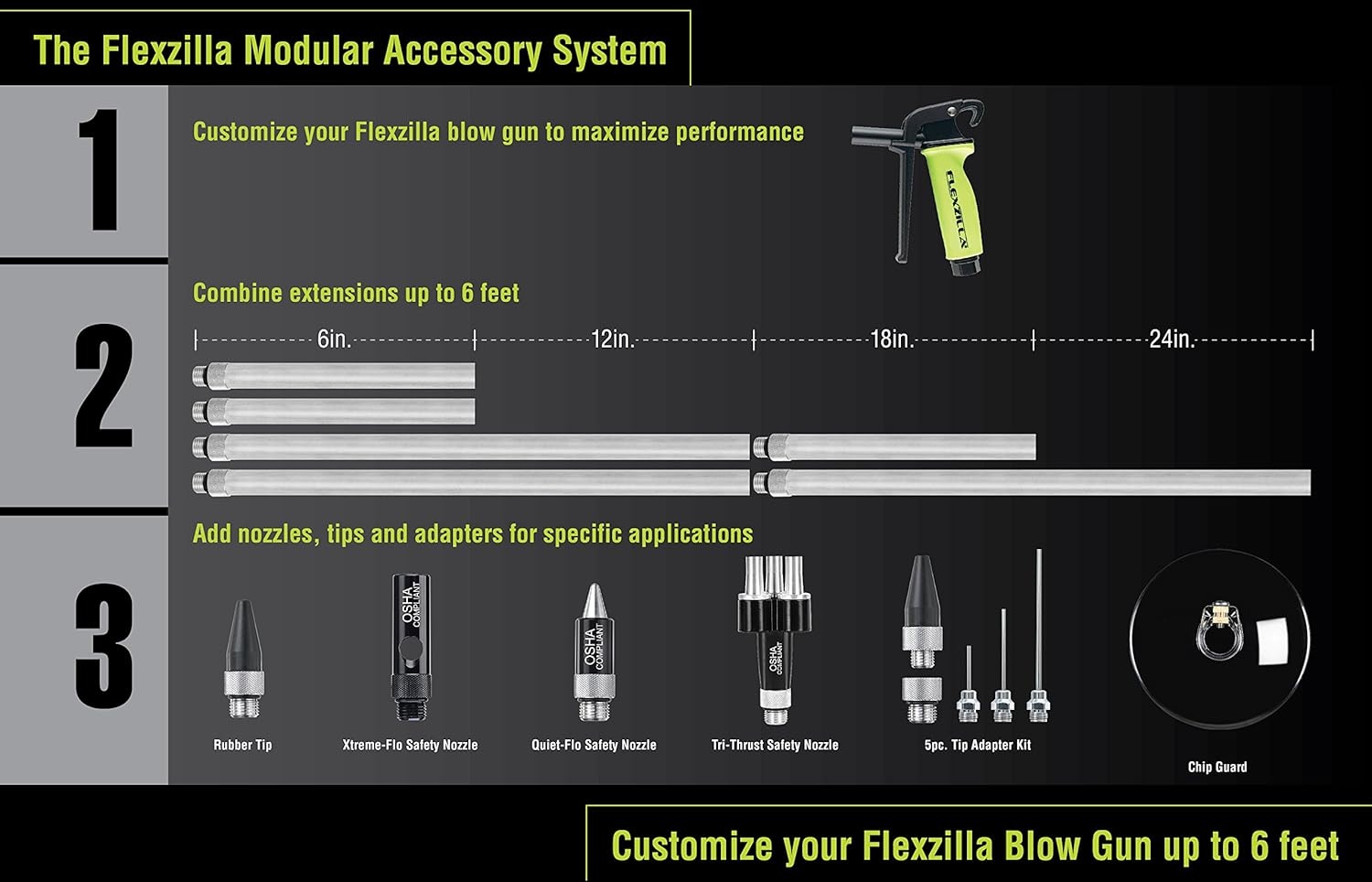 imageFlexzilla Blow Gun Extension 6 AG1006FZ