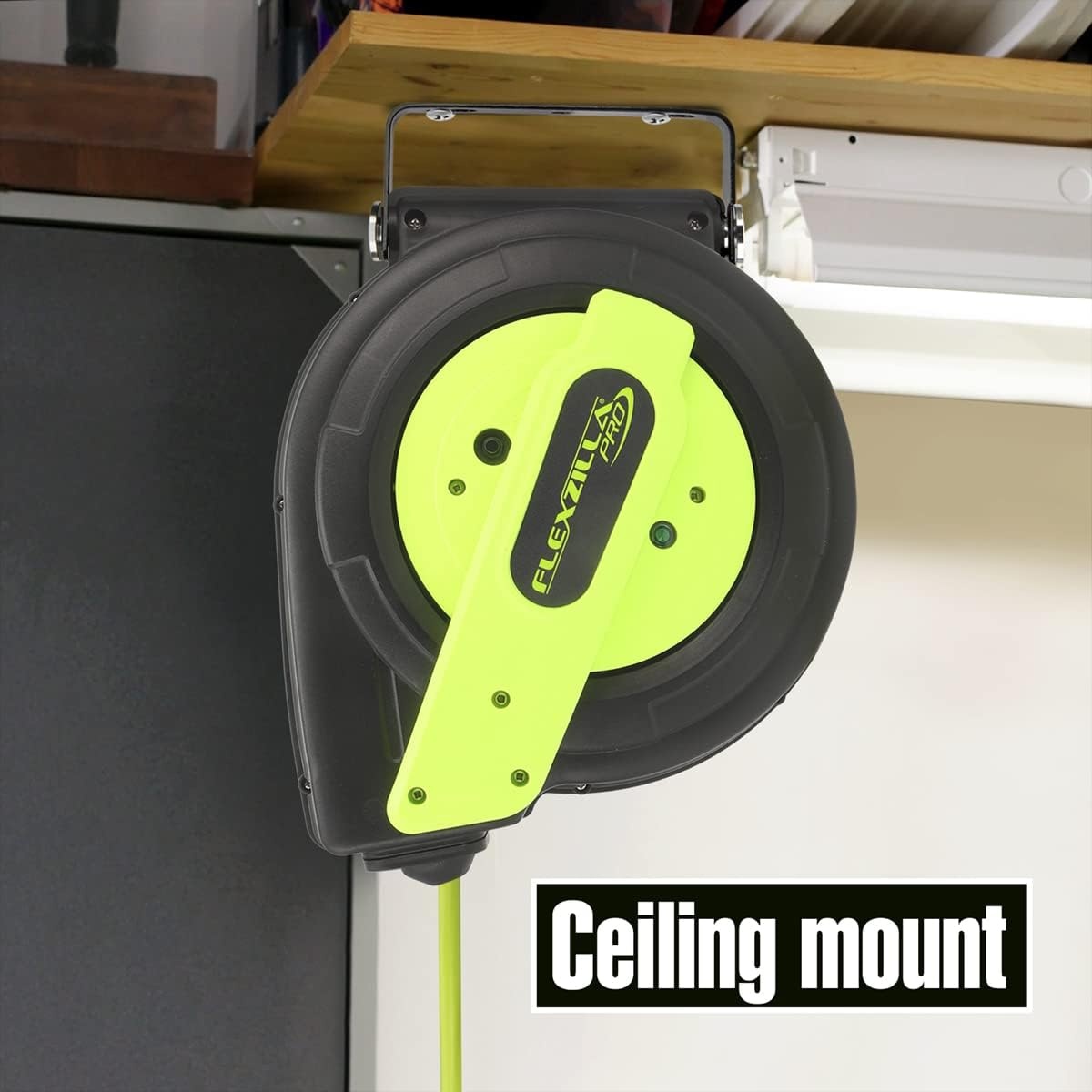 imageFlexzilla Retractable Extension 163 AWG 25 Electric Cord Reel ZillaGreen FZ816025360ft 12 Gauge