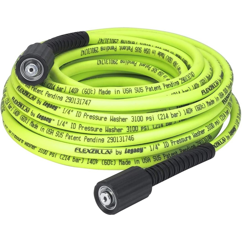 imageFlexzilla HFZPW36425ME 3600 PSI 25 Pressure Washer Hose 14 in x 25 ft ZillaGreen14 in x 50 ft