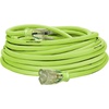 imageFlexzilla Pro Extension Cord 123 AWG SJTW 25 ft Lighted Plug IndoorOutdoor ZillaGreen  FZ51282512 Gauge