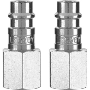 Flexzilla A53452FZ Pro High Flow Coupler and Plug Kits 3 Piece 1/4″ NPT | Push to Connect System | Ideal for Spray Guns & Impact Tools | Maximum Efficiency(Plug FNPT (2 Pack))