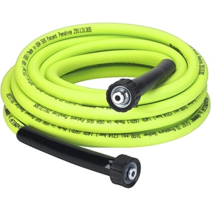 Flexzilla HFZPW36425M-E 3600 PSI, 25′ Pressure Washer Hose, 1/4 in. x 25 ft, ZillaGreen(5/16 in x 25 ft)
