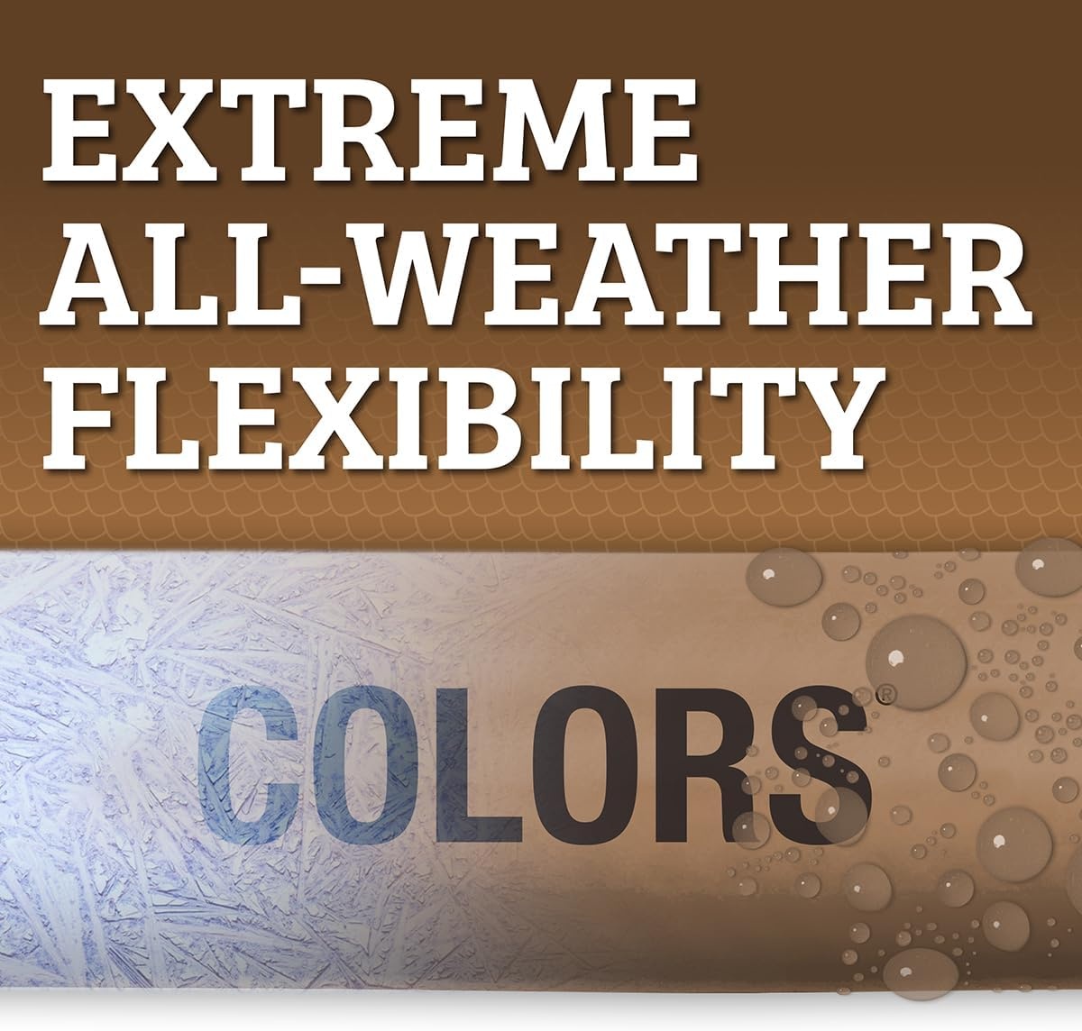 imageFlexzilla Colors LeadIn Garden Hose 58in x 5ft Lightweight AllWeather Water Hose Durable and Flexible LeakFree Connections Forest GreenBrown Mulch