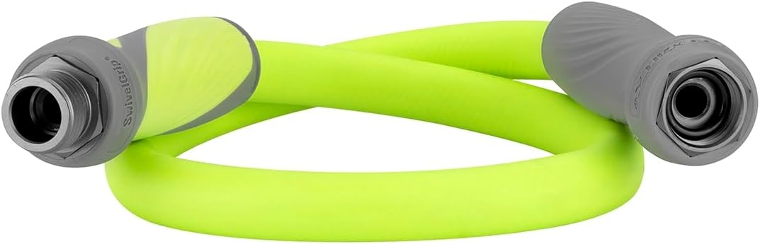 imageFlexzilla Colors LeadIn Garden Hose 58in x 5ft Lightweight AllWeather Water Hose Durable and Flexible LeakFree Connections Forest GreenChartreuse