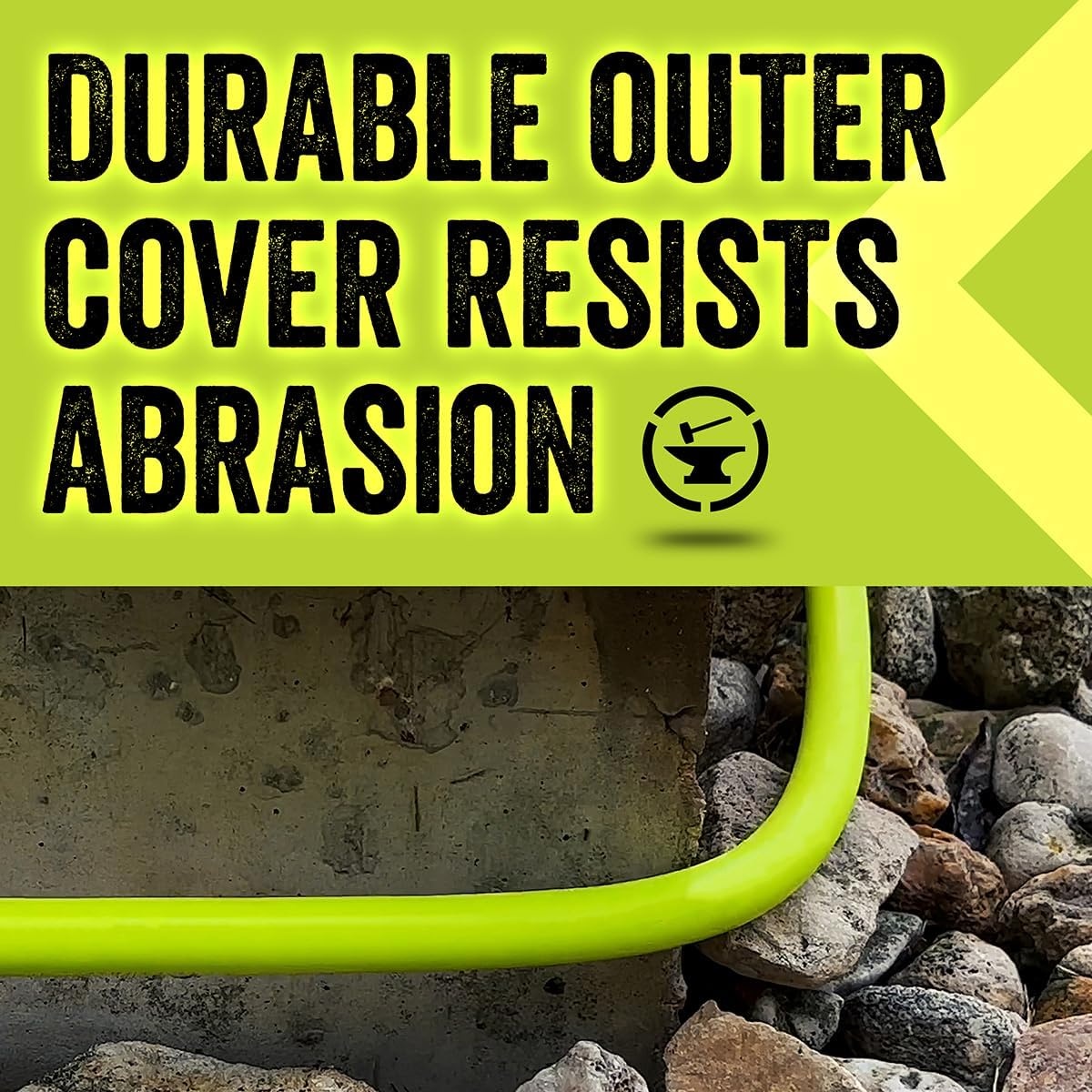 imageFlexzilla Colors LeadIn Garden Hose 58in x 5ft Lightweight AllWeather Water Hose Durable and Flexible LeakFree Connections Forest GreenChartreuse