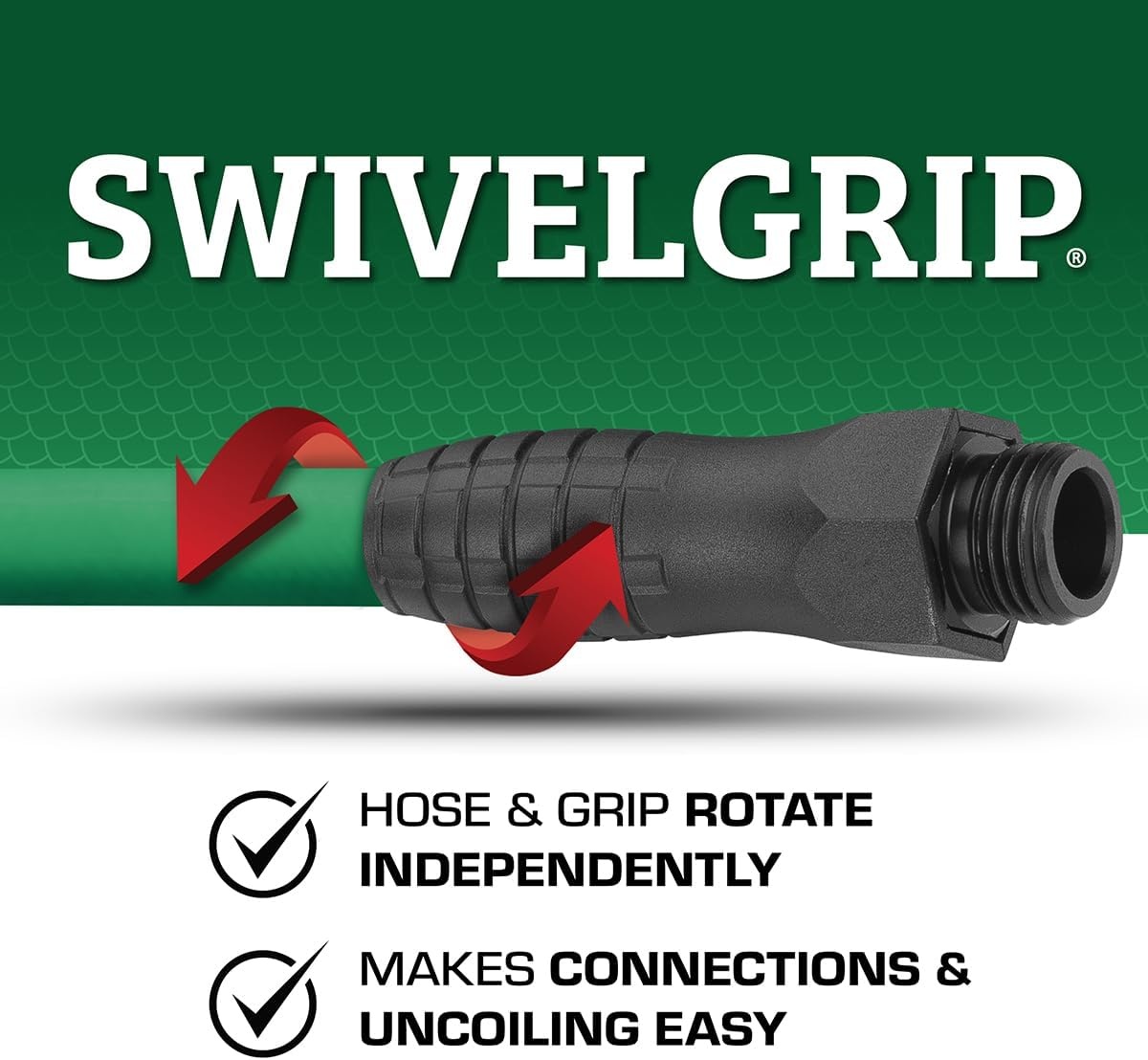imageFlexzilla Colors LeadIn Garden Hose 58in x 5ft Lightweight AllWeather Water Hose Durable and Flexible LeakFree Connections Forest GreenForest Green