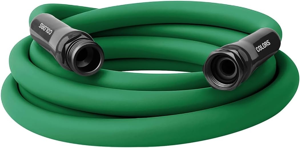 imageFlexzilla Colors LeadIn Garden Hose 58in x 5ft Lightweight AllWeather Water Hose Durable and Flexible LeakFree Connections Forest GreenForest Green