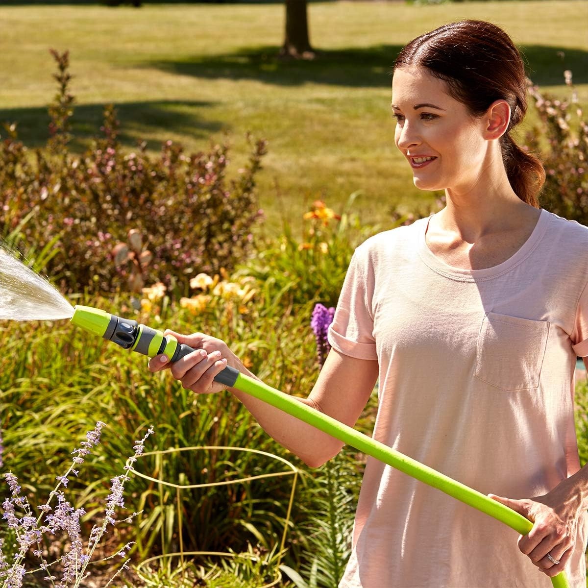 imageFlexzilla Garden Hose 34 in x 50 ft Lightweight AllWeather Water Hose Durable and Flexible LeakFree Connections50ft
