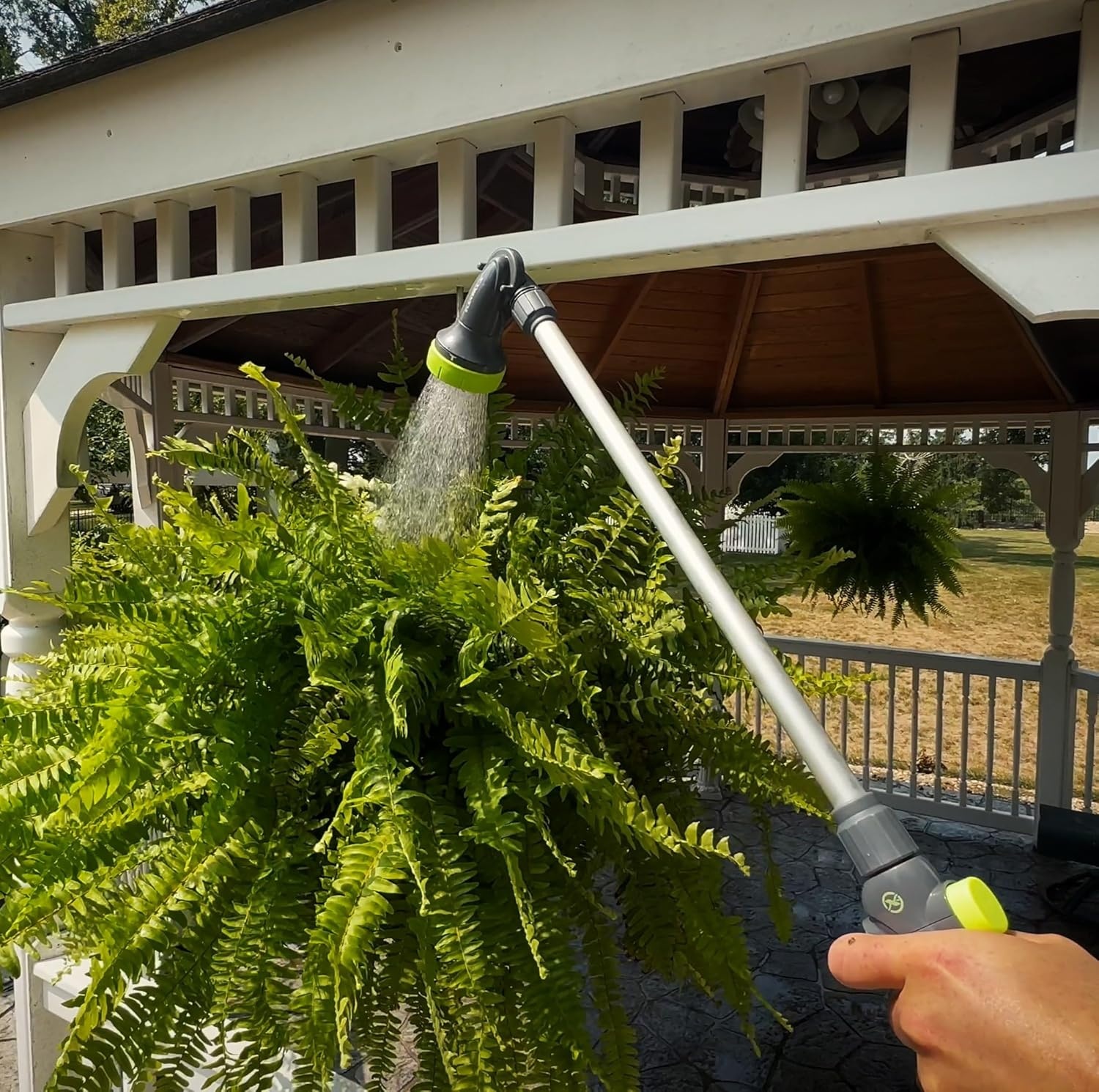 imageFlexzilla Garden Nozzle 3Pattern Adjustable Watering Wand 28 NFZG70 ZillaGreen