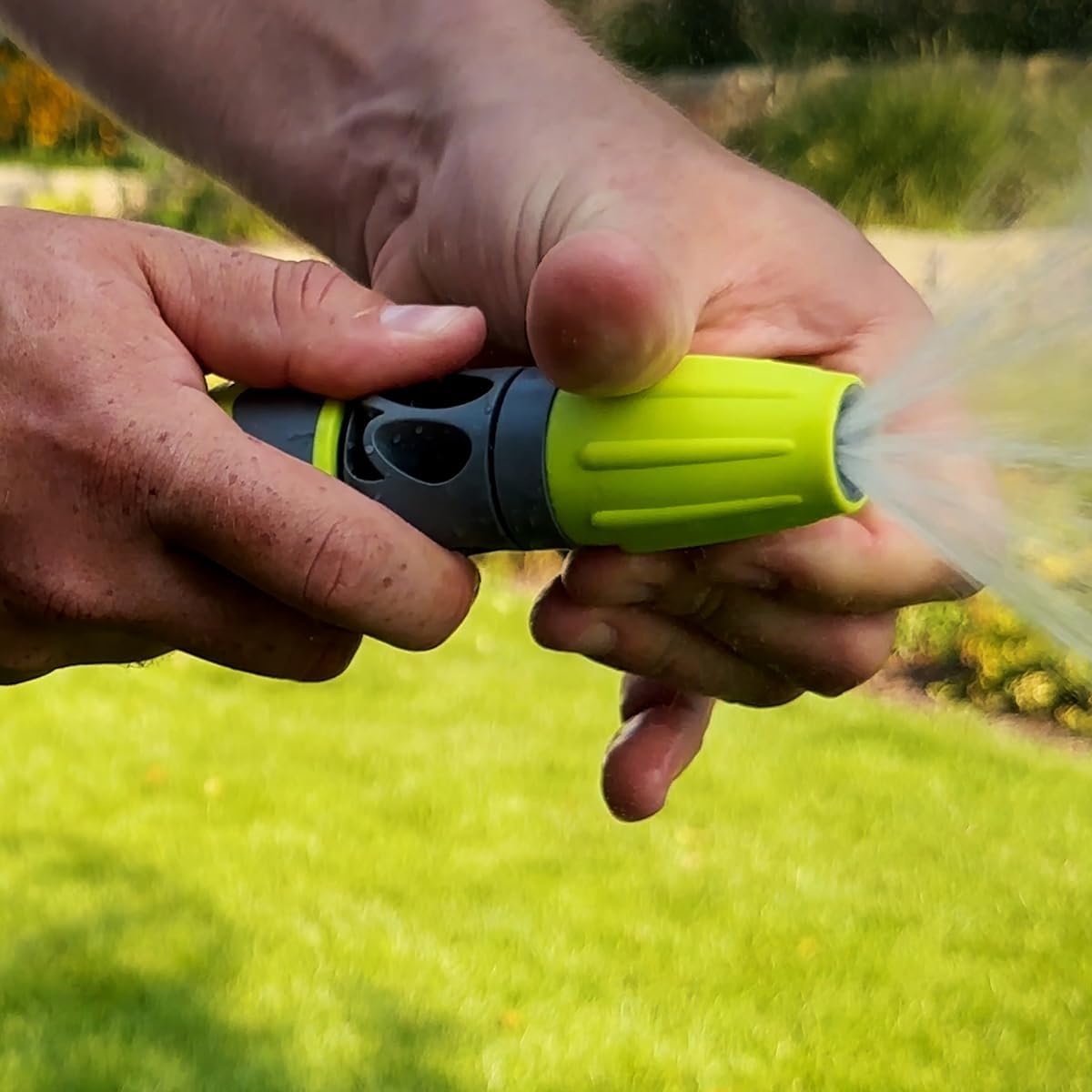 imageFlexzilla HFZG12050QN Garden Hose Kit with Quick Connect Attachments Lightweight Coils Easily Quick Connect Couplers Wont Kink Under Pressure50ft
