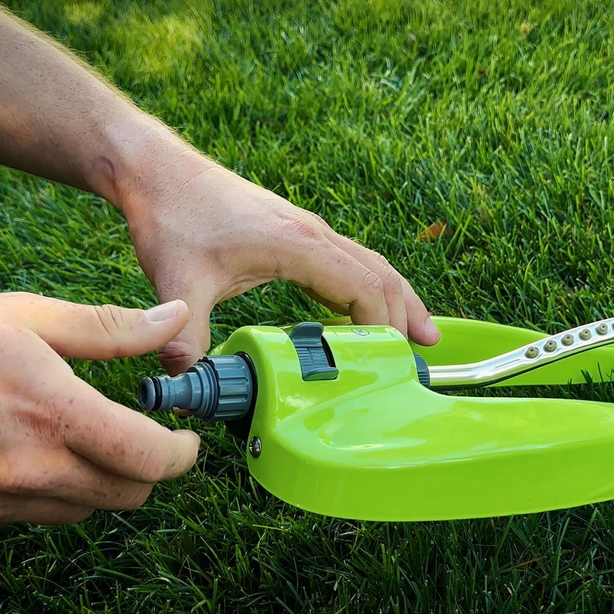 imageFlexzilla HFZG12050QN Garden Hose Kit with Quick Connect Attachments Lightweight Coils Easily Quick Connect Couplers Wont Kink Under Pressure50ft
