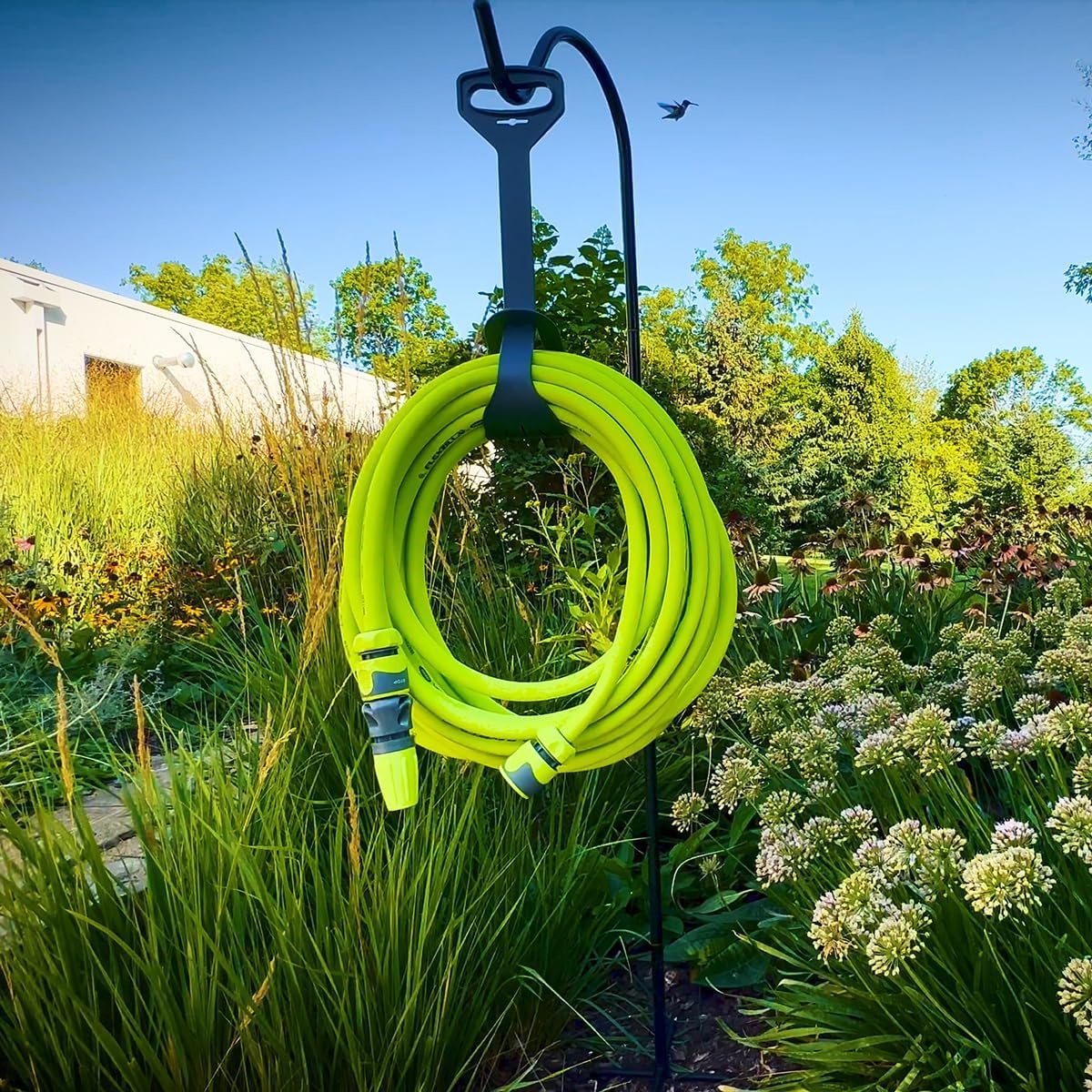 imageFlexzilla HFZG12050QN Garden Hose Kit with Quick Connect Attachments Lightweight Coils Easily Quick Connect Couplers Wont Kink Under Pressure50ft