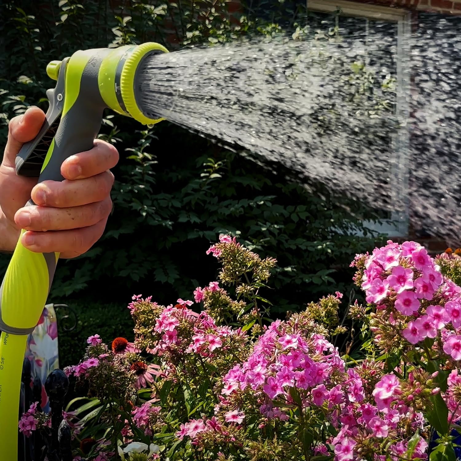 imageFlexzilla Metal Adjustable Pistol Grip Garden Hose Nozzle Sprayer with Durable Metal Construction amp Variable Water Flow7Pattern Flow Control