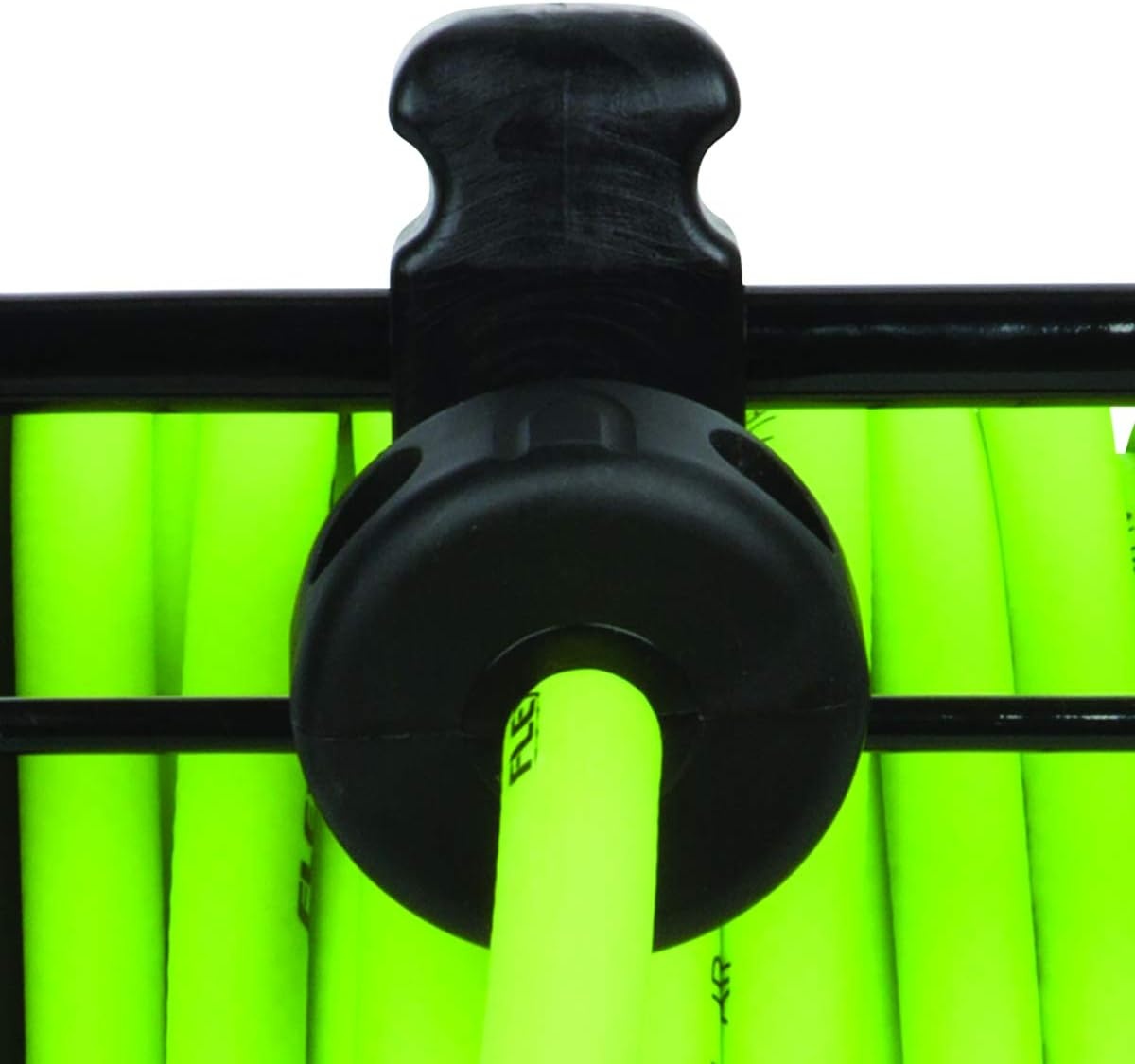imageFlexzilla Portable Manual Open Face Air Hose Reel 38 in x 50 ft Heavy Duty Lightweight Hybrid ZillaGreen L8651FZ