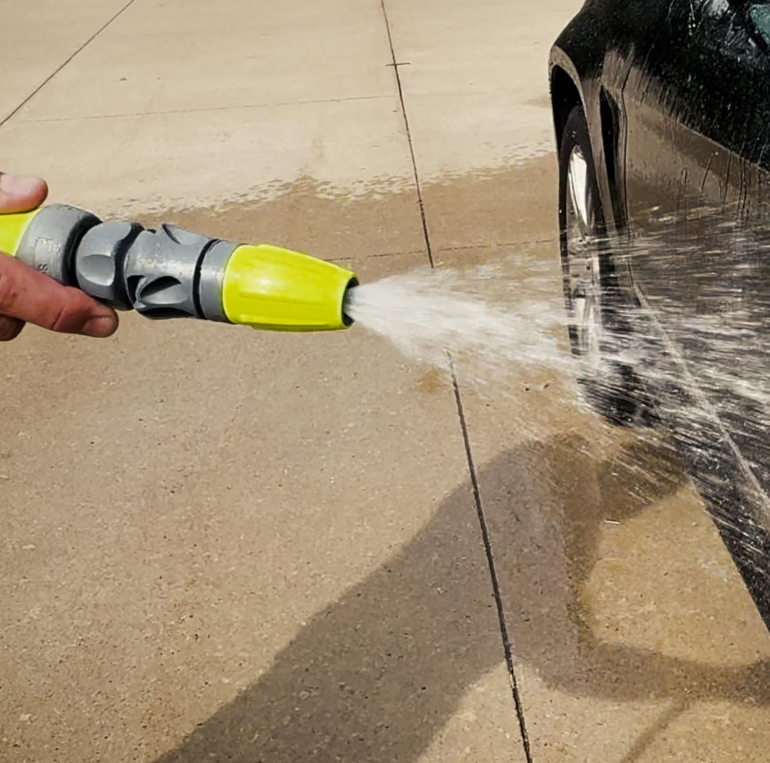 imageFlexzilla Twist Action Garden Hose Nozzle Sprayer Adjustable Water Hose Nozzle with Easy Grip Lightweight Leak Free