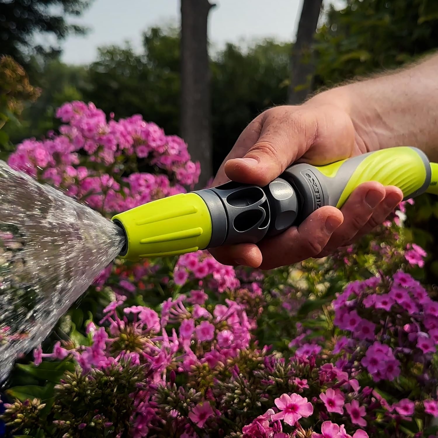 imageFlexzilla Twist Action Garden Hose Nozzle Sprayer Adjustable Water Hose Nozzle with Easy Grip Lightweight Leak Free