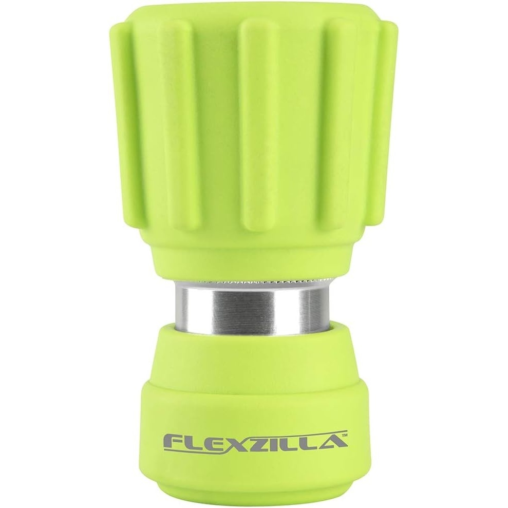 imageFlexzilla Garden Hose Nozzle Heavy Duty Twist Action NFZG62 ZillaGreen375 inches W x 2 inches L x 6 inches H