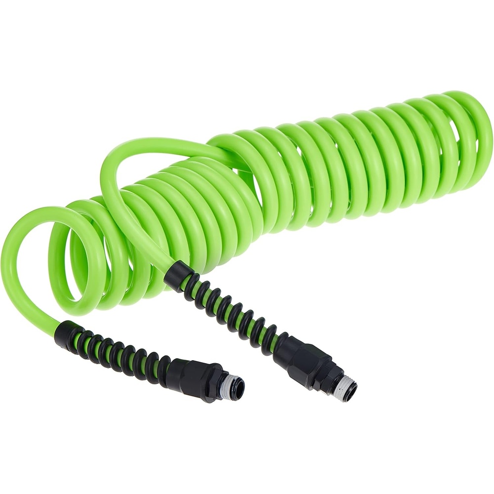 imageFlexzilla Polyurethane Recoil Air Hose 14 in x 25 ft ZillaGreen LP1425AFZ14 x 15 Feet