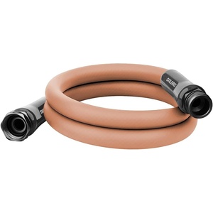 Flexzilla Colors Lead-In Garden Hose 5/8in. x 5ft., Lightweight All-Weather Water Hose, Durable and Flexible, Leak-Free Connections, Forest Green(Red Clay)