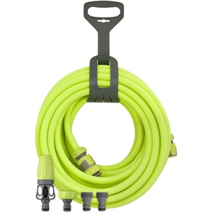 Flexzilla HFZG12050QN Garden Hose Kit with Quick Connect Attachments | Lightweight Coils Easily | Quick Connect Couplers | Won’t Kink Under Pressure(50ft)