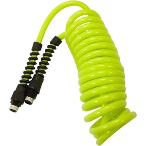 Flexzilla Polyurethane Recoil Air Hose, 1/4 in. x 25 ft., ZillaGreen – LP1425AFZ(1/4″ x 10 Feet)